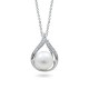 Sterling Silver Pendant with Natural Pearls