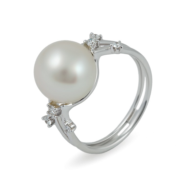 pearl ring diamond