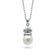 Sterling Silver Pendant with Natural Pearls