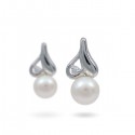 925 Sterling Silver Earrings with Natural Pearls