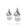 925 Sterling Silver Earrings with Natural Pearls