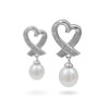 925 Sterling Silver Earrings with Natural Pearls