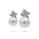 Серьги из серебра 925 пробы с натуральным жемчугом