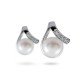 925 Sterling Silver Earrings with Natural Pearls