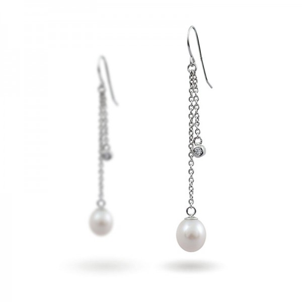 925 Sterling Silver Earrings with 