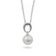 585 Gold Pendant with Akoya Sea Pearls and Diamonds