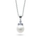 Sterling Silver Pendant with Natural Pearls