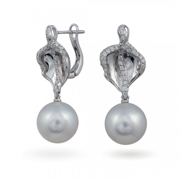 pearl and diamond earrings white gold