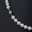 Necklace made of white sea pearls Akoya 5.0 - 5.5 mm