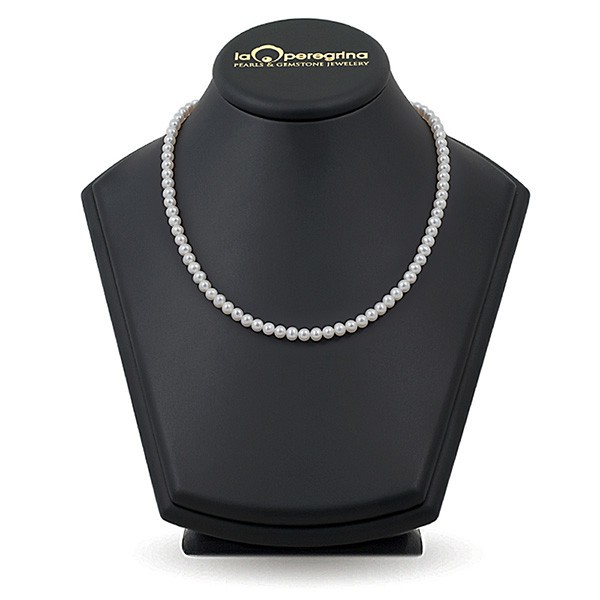 Necklace made of white sea pearls Akoya 5.0 - 5.5 mm