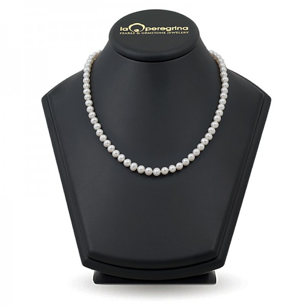 Natural pearl necklace AA +, 7.0 - 7.5 mm