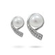 925 Sterling Silver Earrings with Natural Pearls