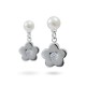 925 Sterling Silver Earrings with Natural Pearls