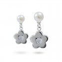 925 Sterling Silver Earrings with Natural Pearls