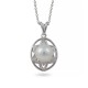 Pendant in 585 gold with freshwater pearls