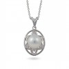 Pendant in 585 gold with freshwater pearls