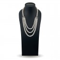 Triple pearl necklace AAA 3.0 - 3.5 mm