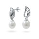 925 Sterling Silver Earrings with Natural Pearls