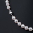 AAA White Freshwater Pearl Necklace, 7.5-8.0mm