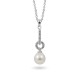 Sterling Silver Pendant with Natural Pearls