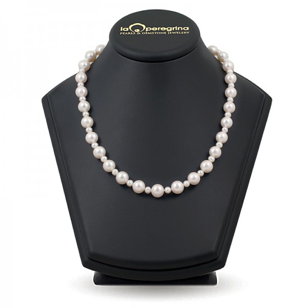 Pearl wedding necklace made of natural pearls