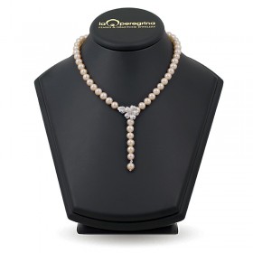 Necklace made of natural pearls AAA 7.5 - 8.0 mm